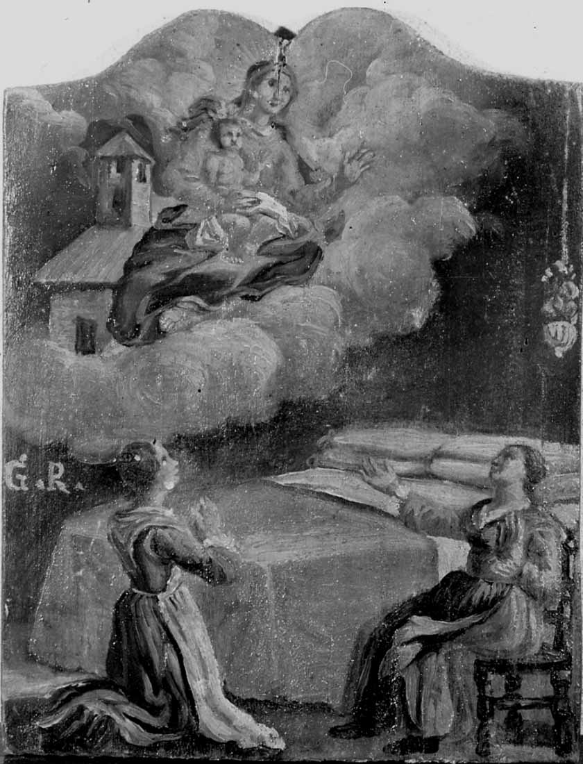 Intervento della Madonna di Loreto (ex voto, opera isolata) - ambito novarese (inizio sec. XIX)