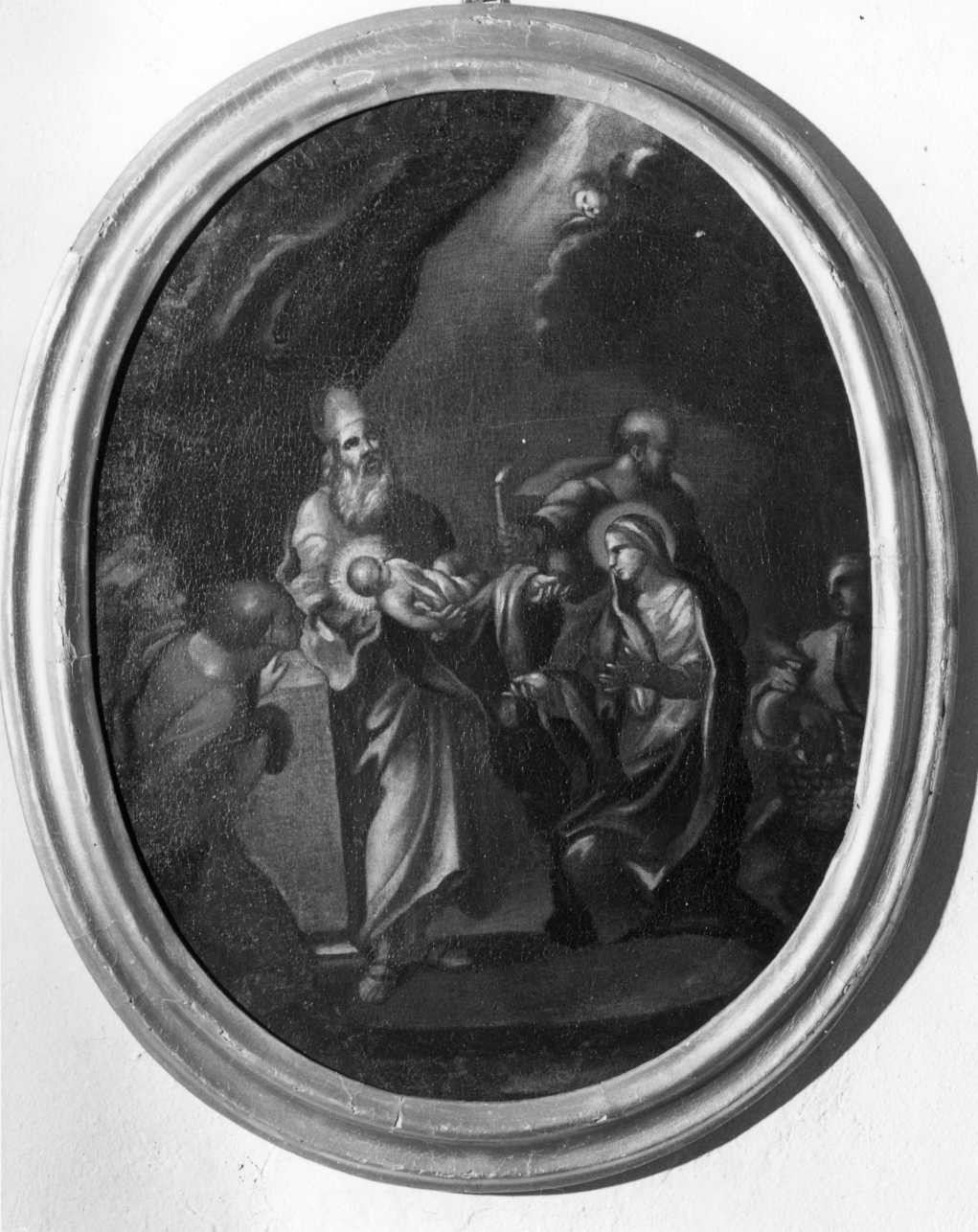 presentazione di Gesù al tempio (dipinto, elemento d'insieme) - ambito novarese (sec. XVIII)