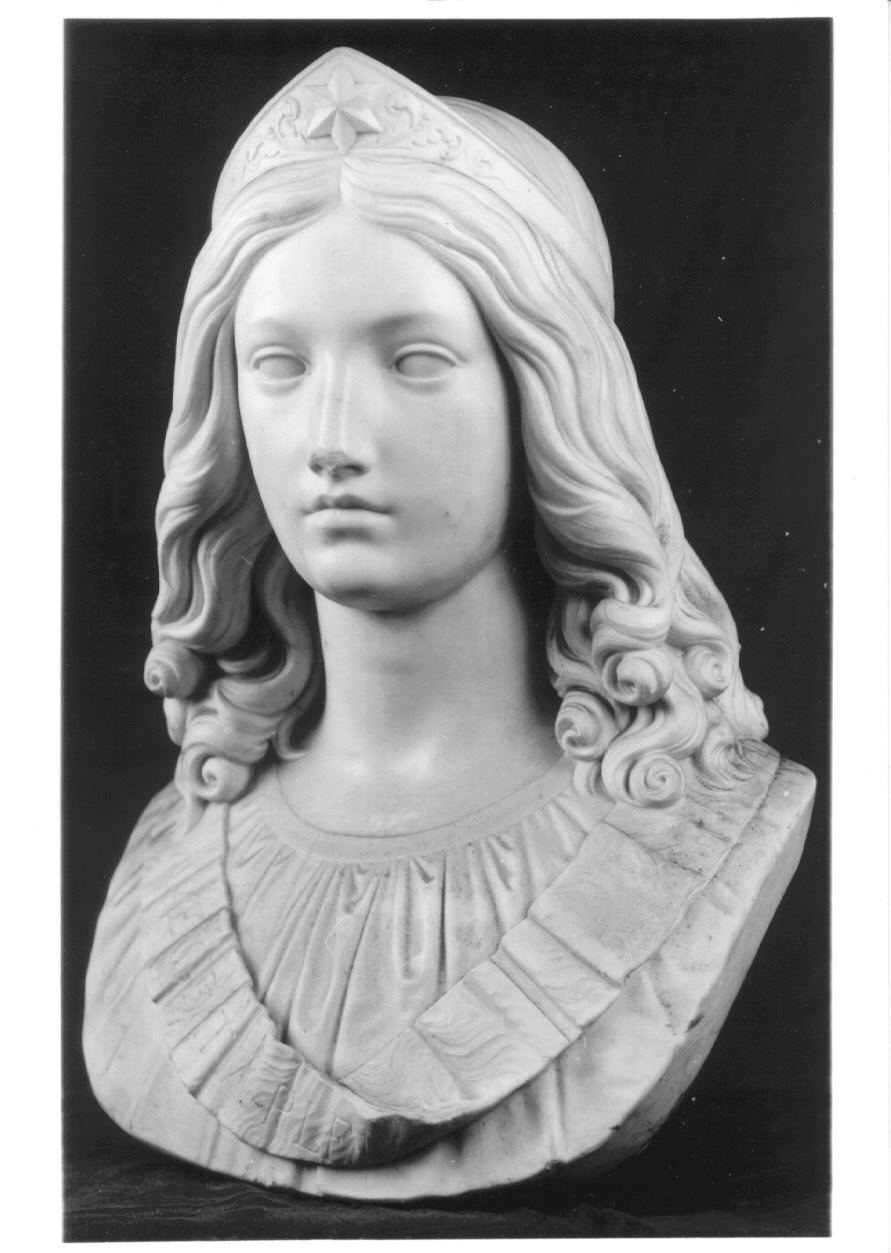 AVE GRATIA PLENA, Madonna annunciata (busto, opera isolata) di Revelli Salvatore (secondo quarto sec. XIX)