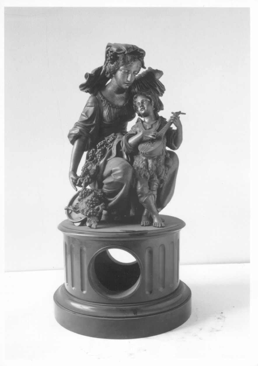 vendemmia (cassa di orologio, opera isolata) di Boitel Isidore-Romain (metà sec. XIX)