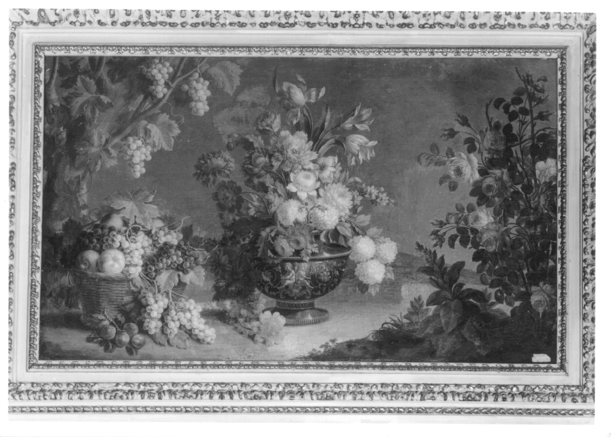 natura morta con frutta (sovrapporta, opera isolata) di Vacca Angelo (ultimo quarto sec. XVIII)