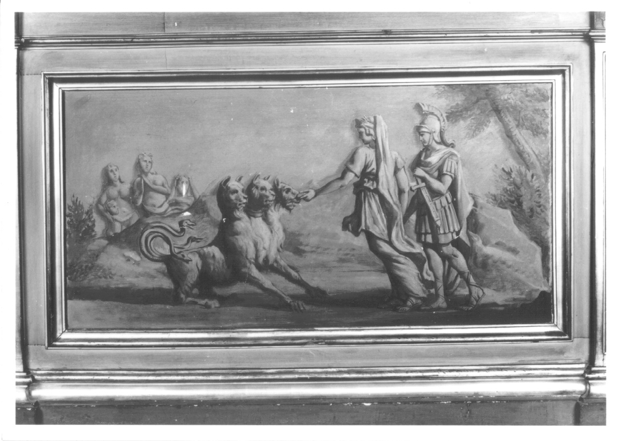 Ercole nel giardino delle Esperidi (dipinto, elemento d'insieme) - ambito piemontese (seconda metà sec. XIX)