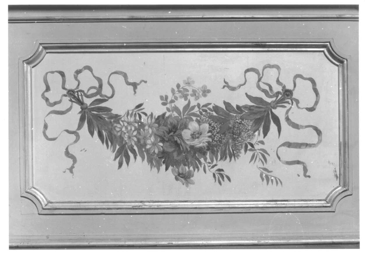 fiori (dipinto, elemento d'insieme) di Vacca Felice (attribuito) (metà sec. XIX)