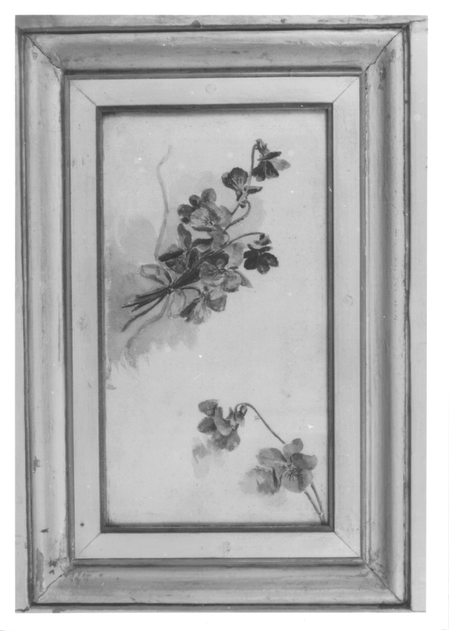 fiori (dipinto, elemento d'insieme) di Biscarra Emma (attribuito) (fine sec. XIX)