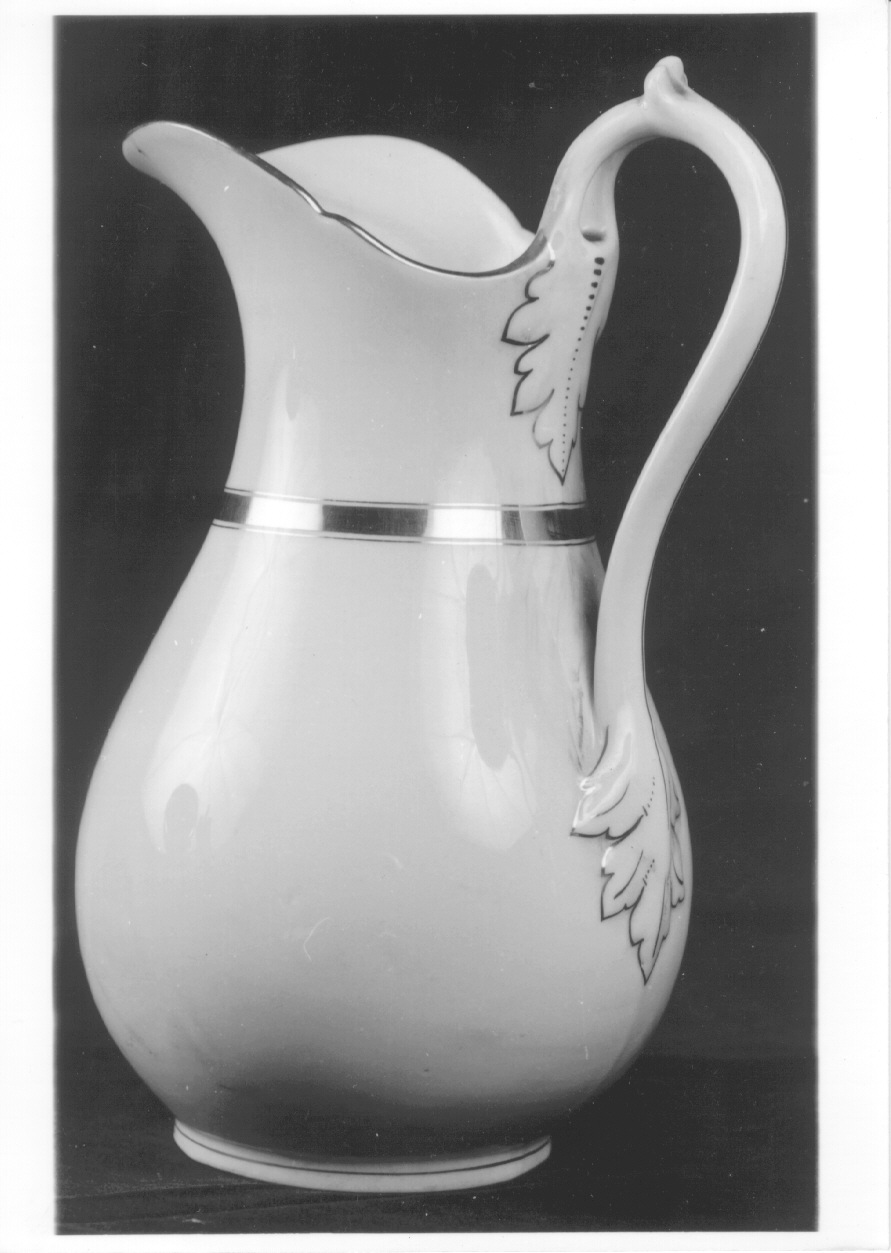 motivi decorativi vegetali (brocca, elemento d'insieme) di Ginori Manifattura - manifattura Richard Ginori (inizio sec. XX)