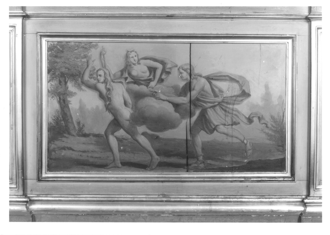 Apollo e Dafne (dipinto, elemento d'insieme) - ambito piemontese (seconda metà sec. XIX)