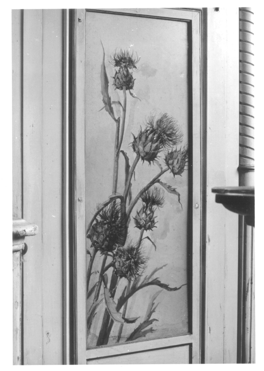 fiori (dipinto, elemento d'insieme) di Biscarra Emma (inizio sec. XX)