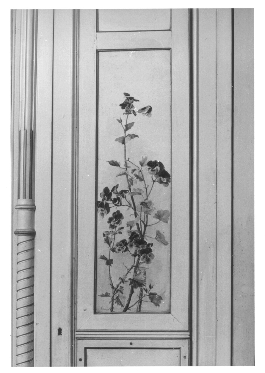 fiori (dipinto, elemento d'insieme) di Biscarra Emma (inizio sec. XX)