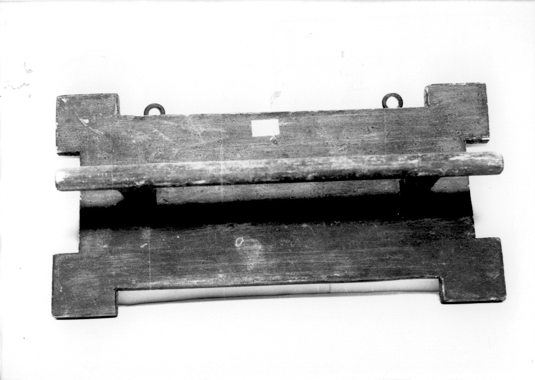 portasciugamani - bottega abruzzese (secc. XIX/ XX)