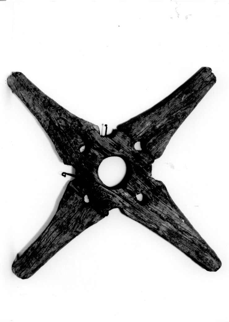 timoni di verricello (timone) - bottega abruzzese (sec. XX)