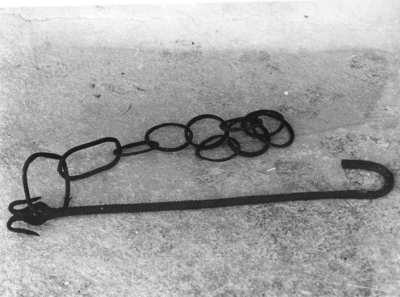 catena per camino (catena) - ambito abruzzese (sec. XIX)