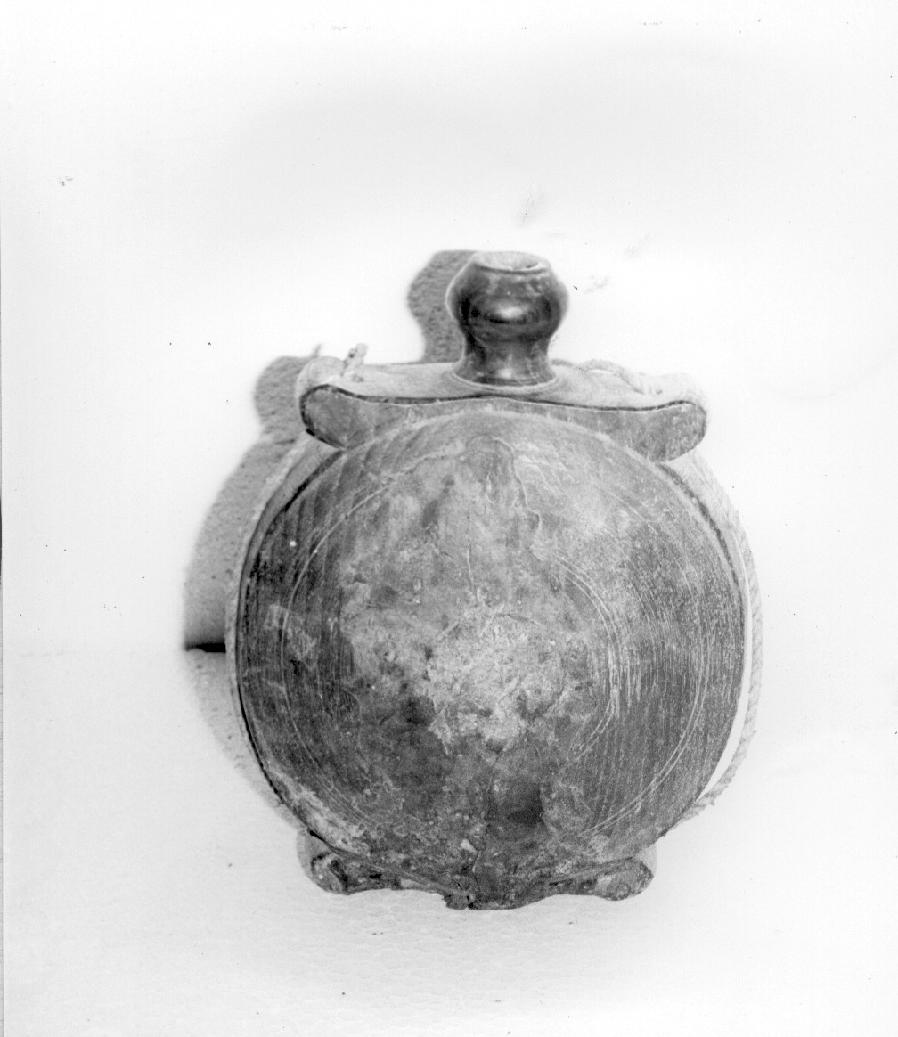 fiasca di pellegrinaggio - ambito abruzzese (sec. XX)