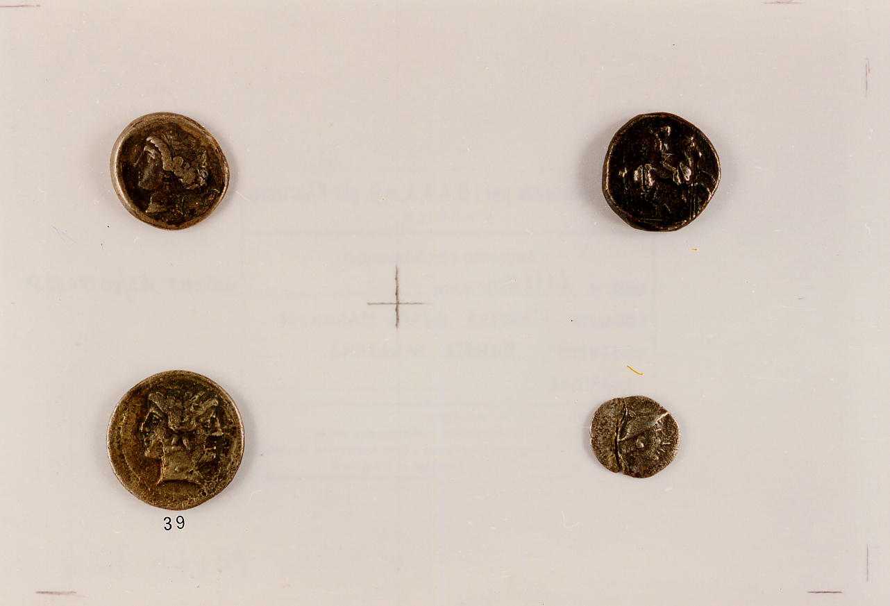 moneta - didracma (ultimo quarto sec. III a.C)