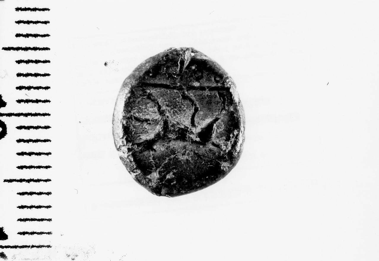 moneta - mezza litra - ambito romano (terzo quarto sec. III a.C)