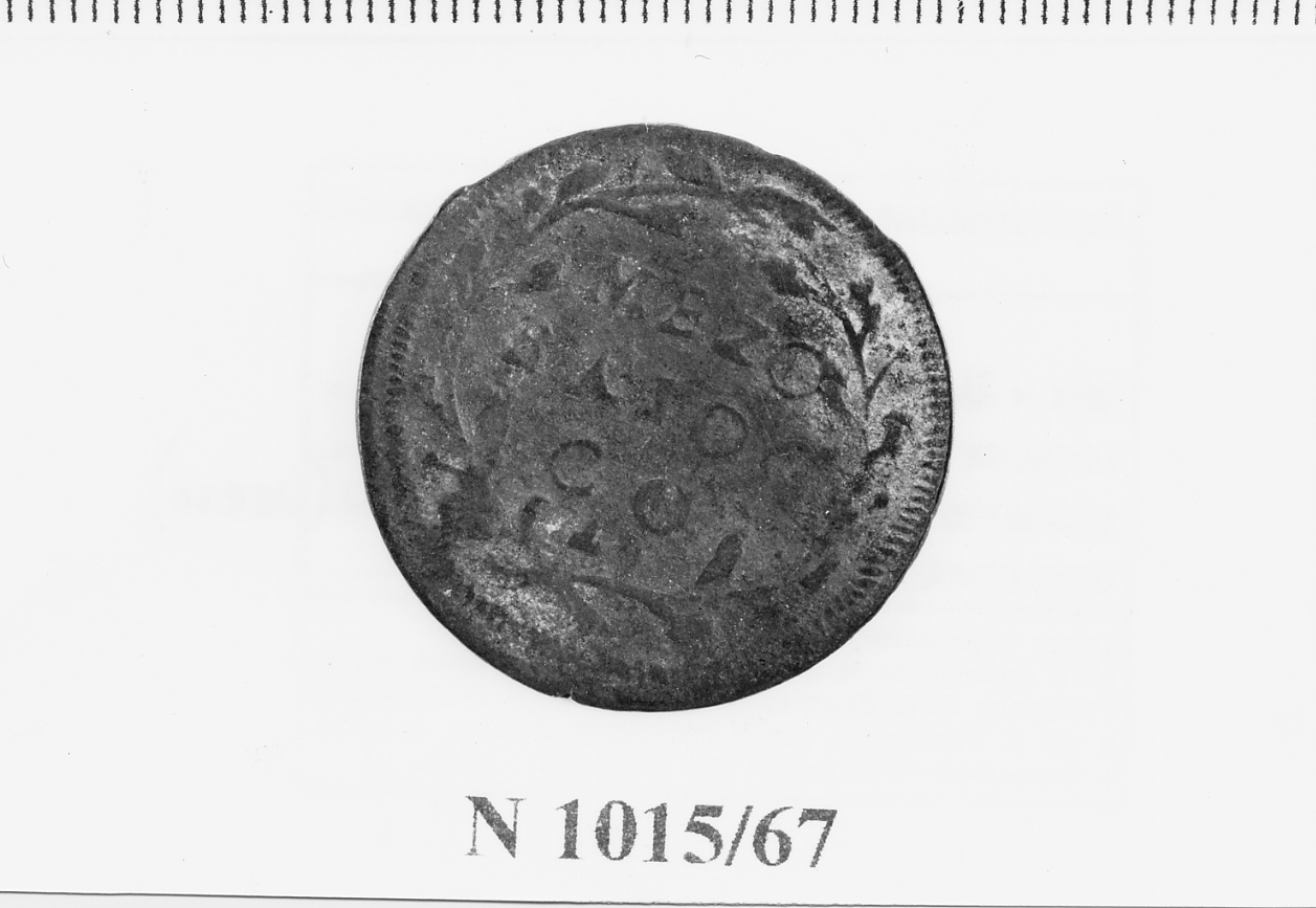 moneta - mezzo baiocco (sec. XVIII d.C)