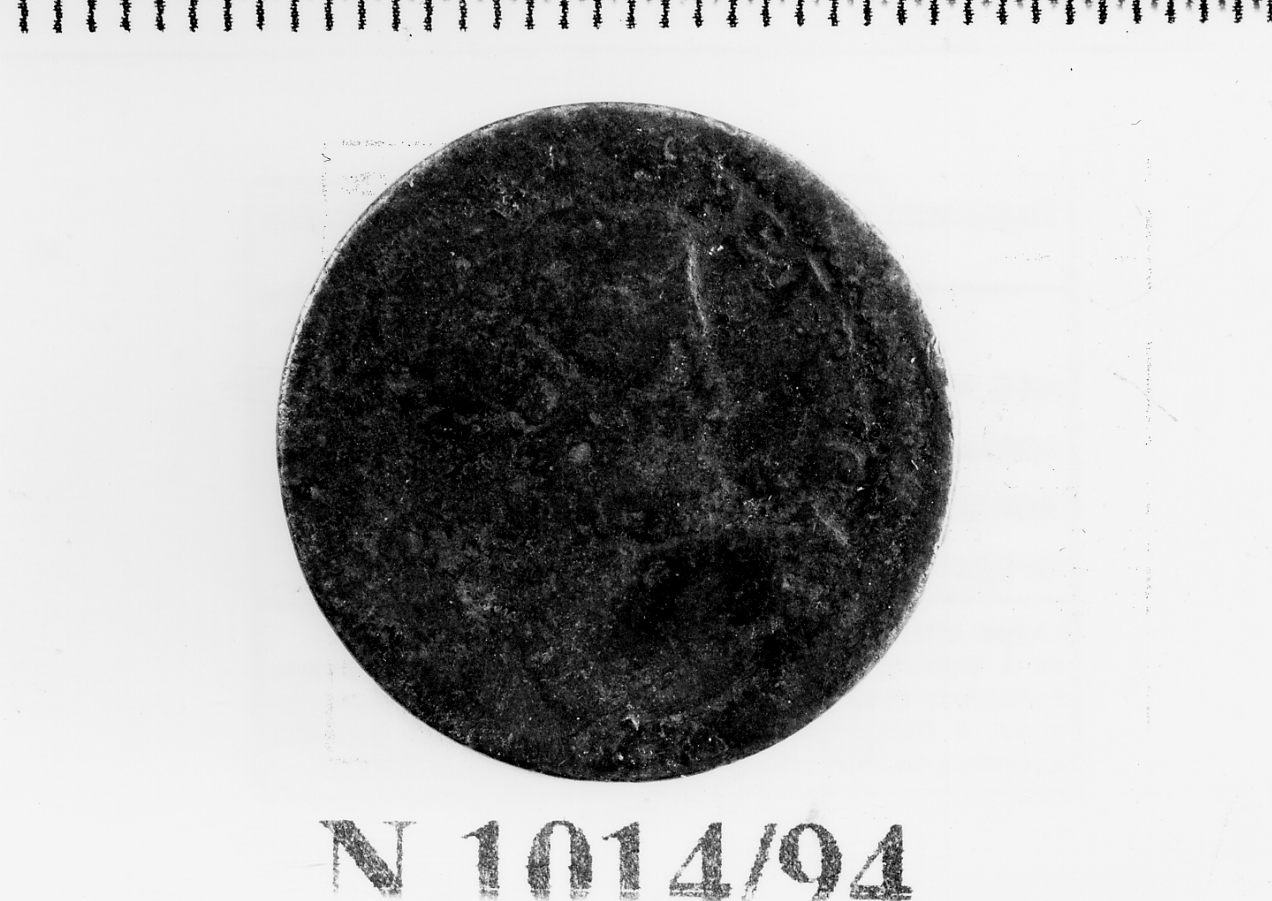 moneta - quattrino romano (sec. XVIII d.C)