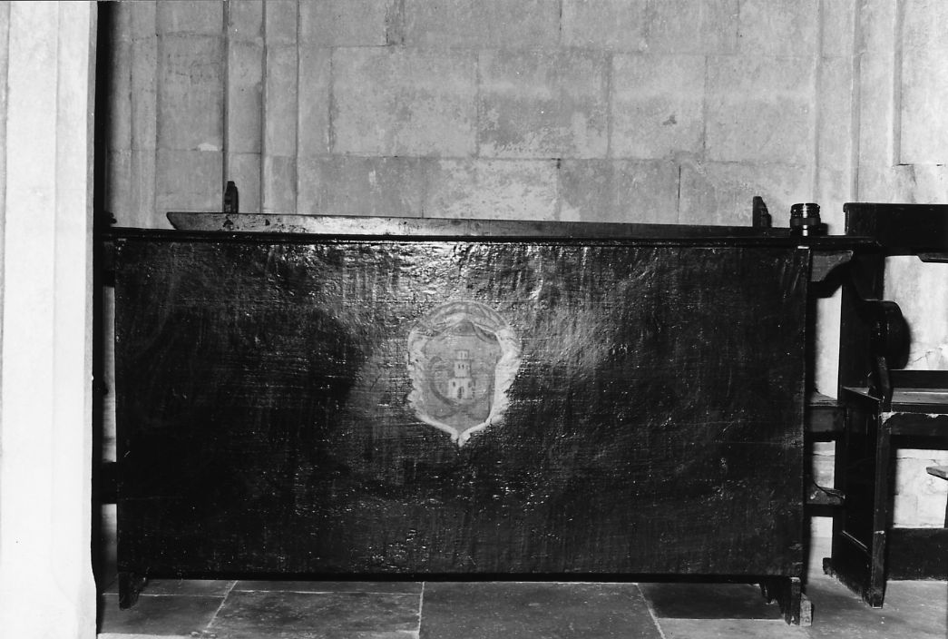 banco da chiesa - ambito Italia centrale (sec. XVIII)