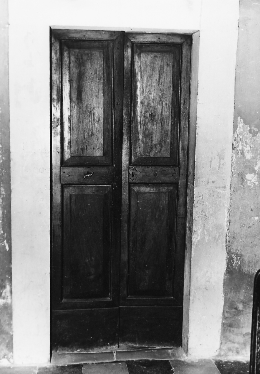 porta - a due battenti, opera isolata - bottega Italia centrale (sec. XIX)