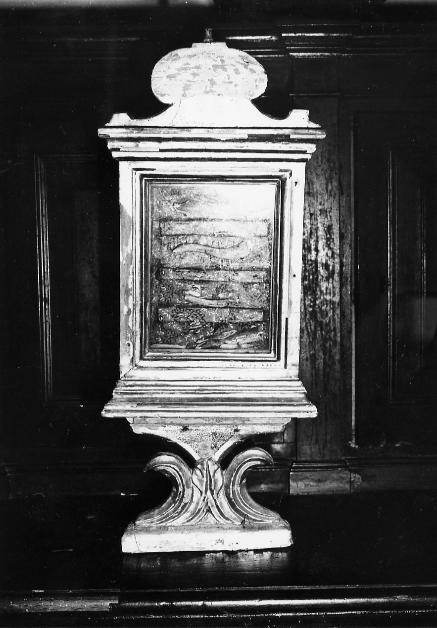 reliquiario - a tabella, opera isolata - bottega Italia centrale (sec. XVIII)