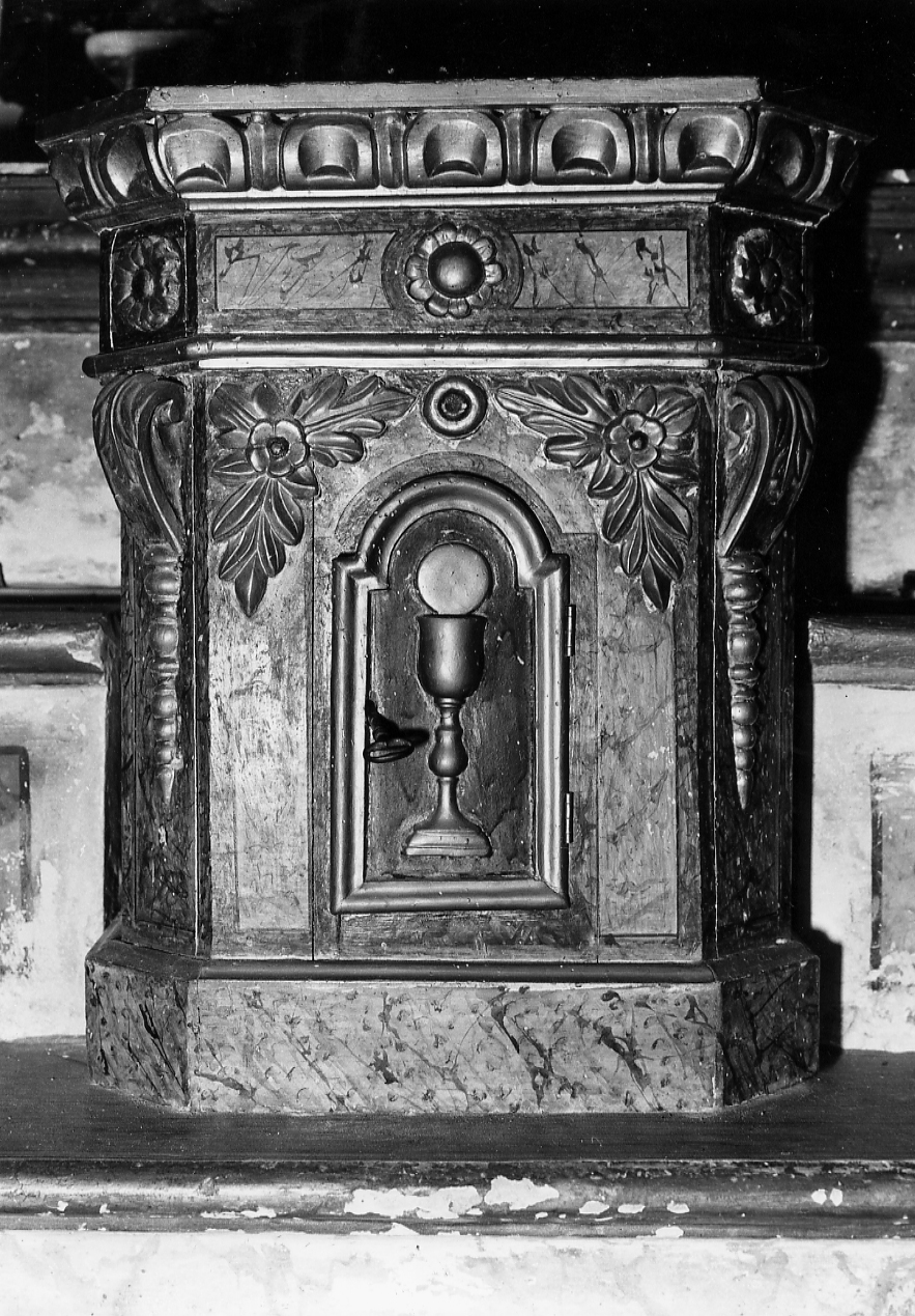 tabernacolo, opera isolata - bottega Italia centrale (sec. XVIII)