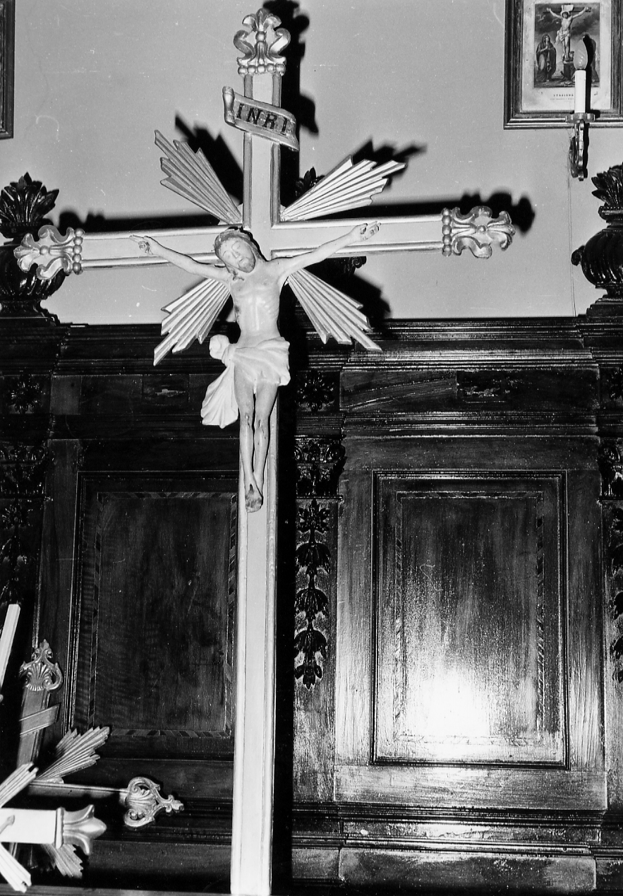 croce processionale, opera isolata - bottega Italia centrale (sec. XIX)