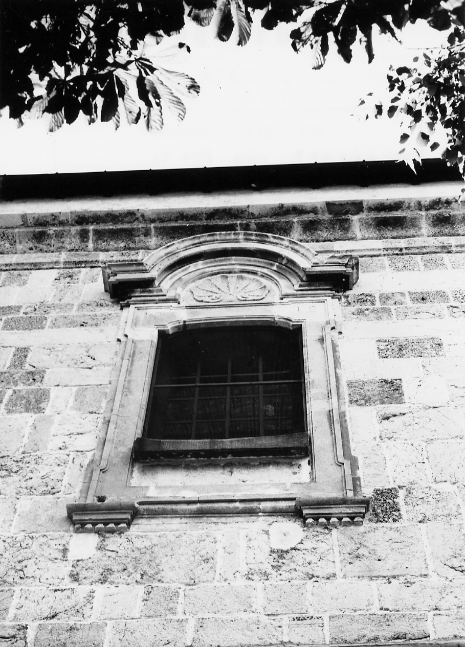 mostra di finestra, opera isolata - bottega Italia centrale (sec. XVIII)