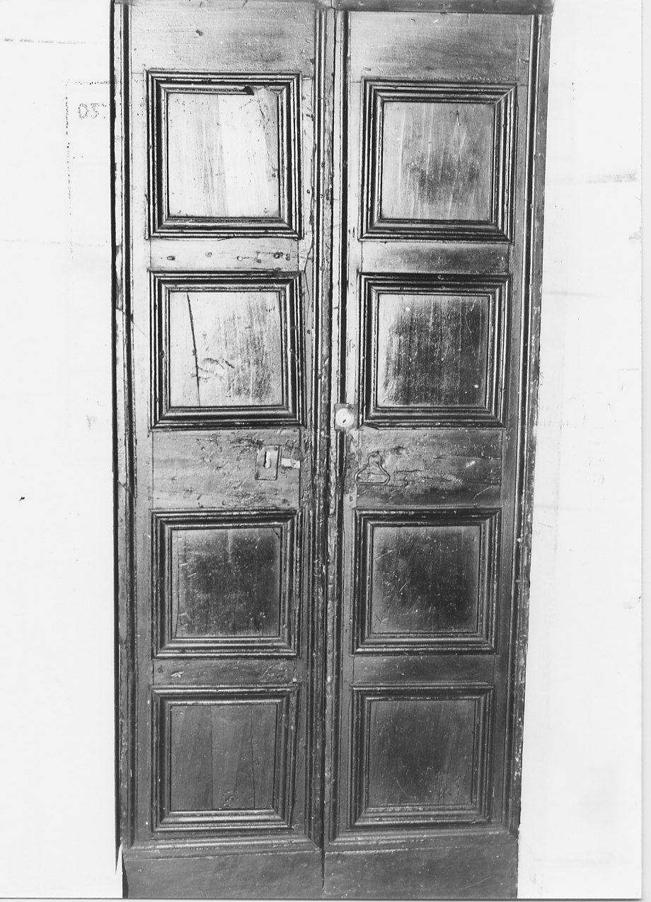 porta, opera isolata - bottega Italia centrale (sec. XIX)