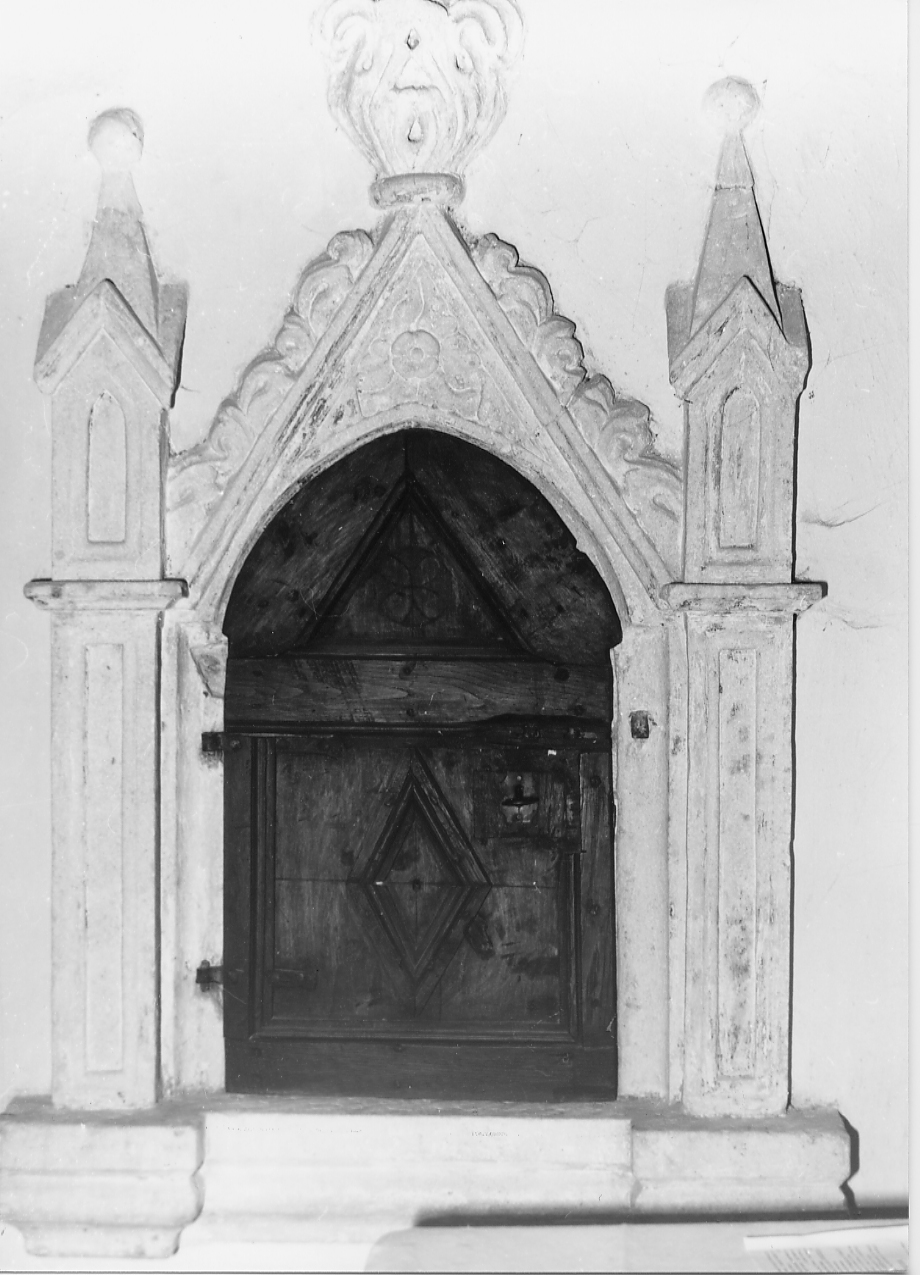 tabernacolo murale, opera isolata - bottega Italia centrale (sec. XV)