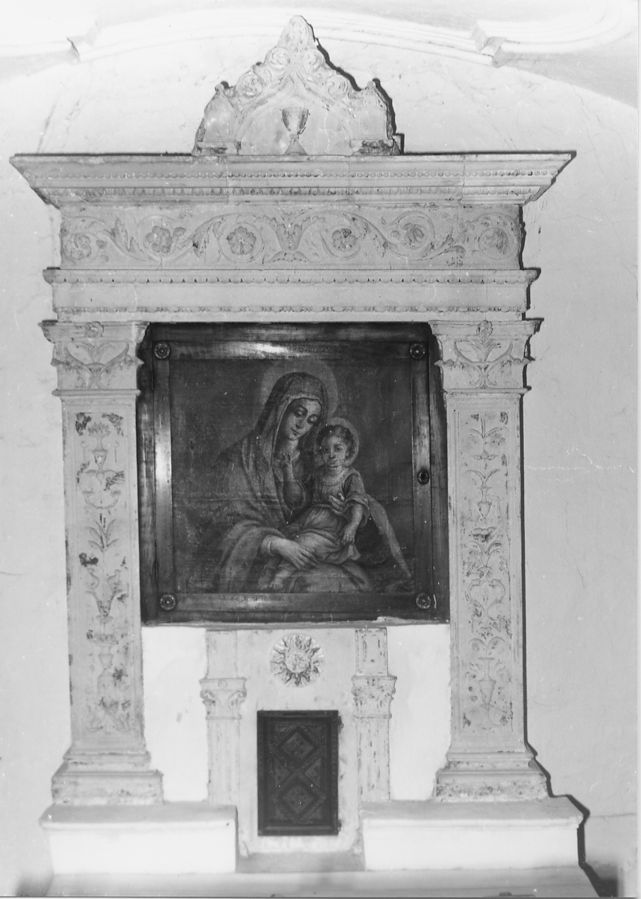 altare, opera isolata - bottega Italia centrale (sec. XVI)