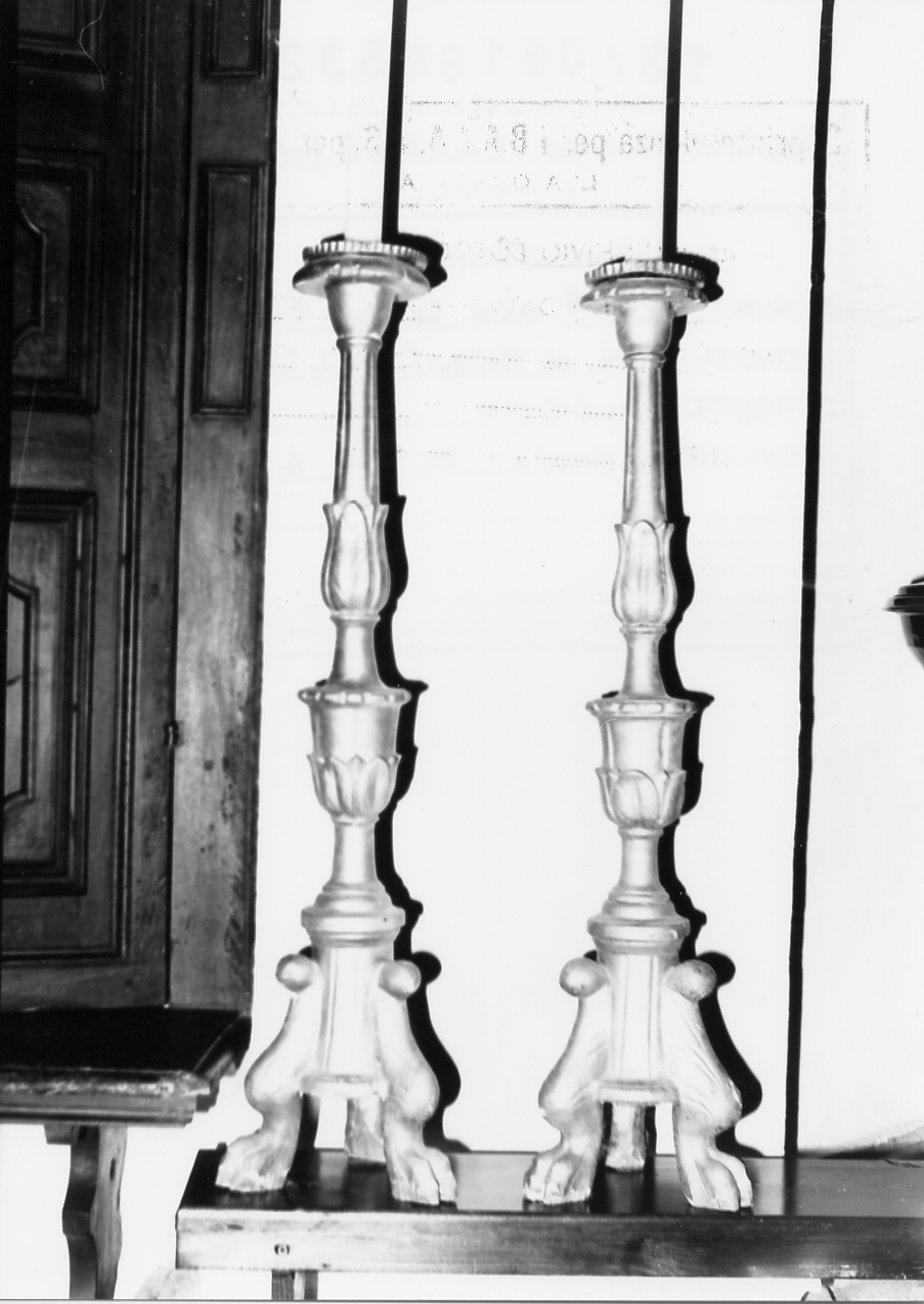 candeliere, serie - bottega Italia centrale (sec. XIX)