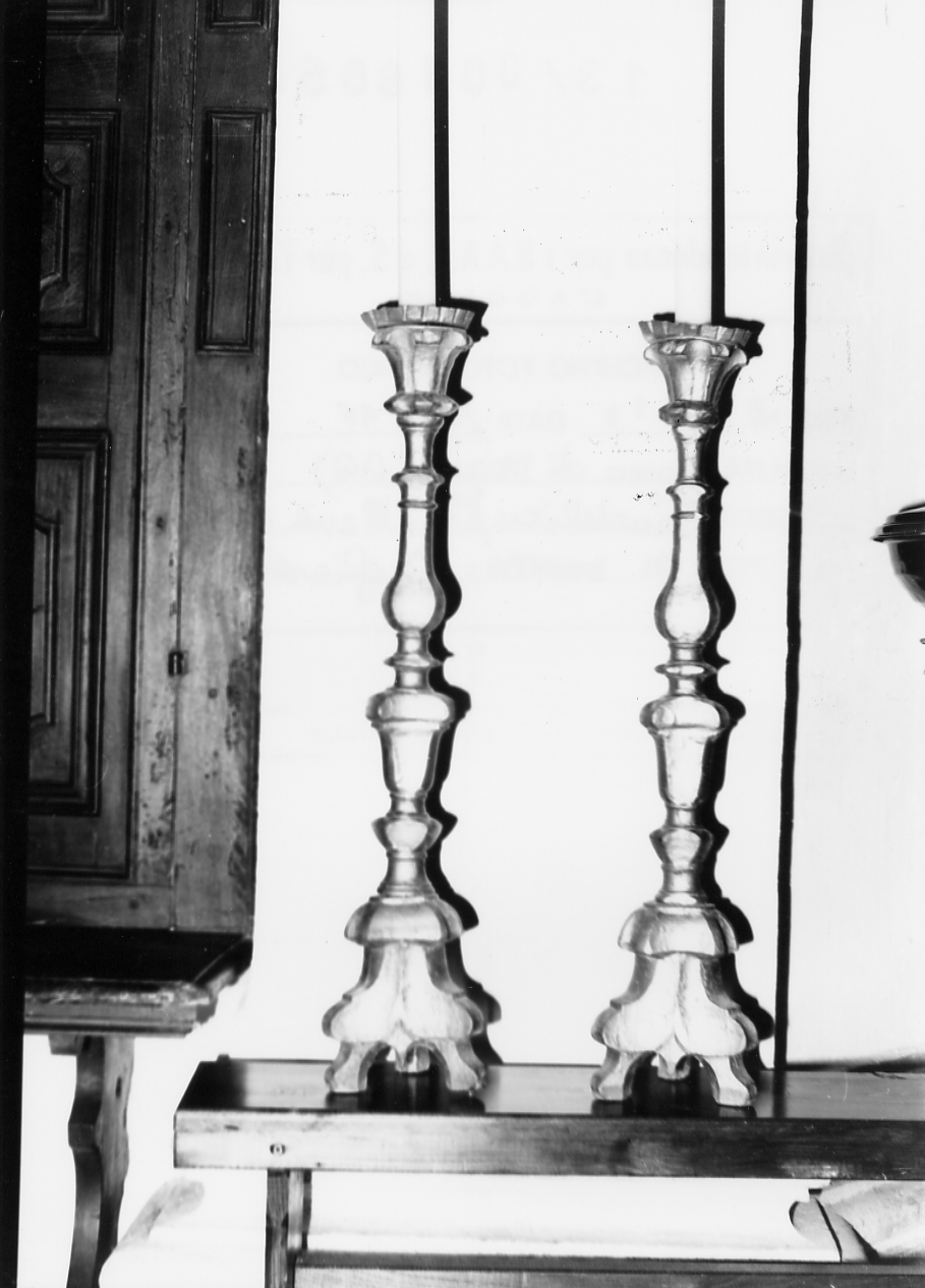 candeliere, serie - bottega Italia centrale (sec. XVIII)