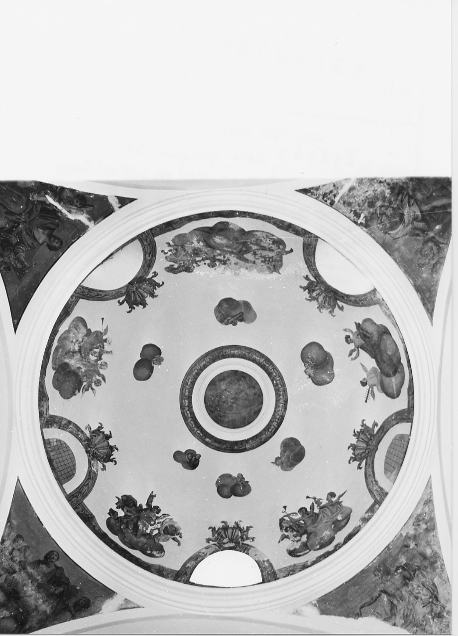 Angeli musicanti e motivi decorativi, angeli musicanti (dipinto, opera isolata) - ambito Italia centrale (sec. XVIII)