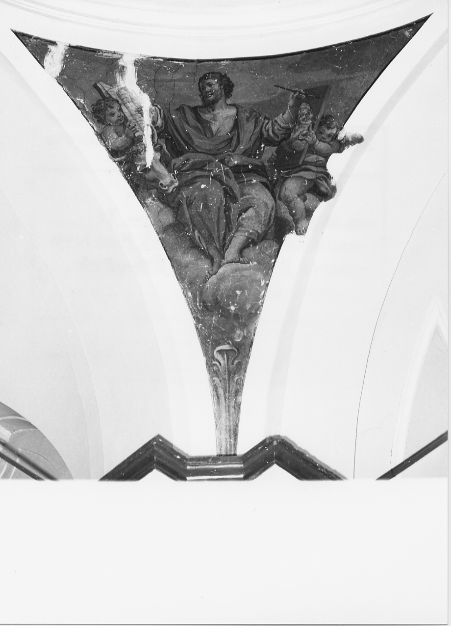 San Luca Evangelista, San Luca (dipinto, elemento d'insieme) - ambito Italia centrale (sec. XVIII)