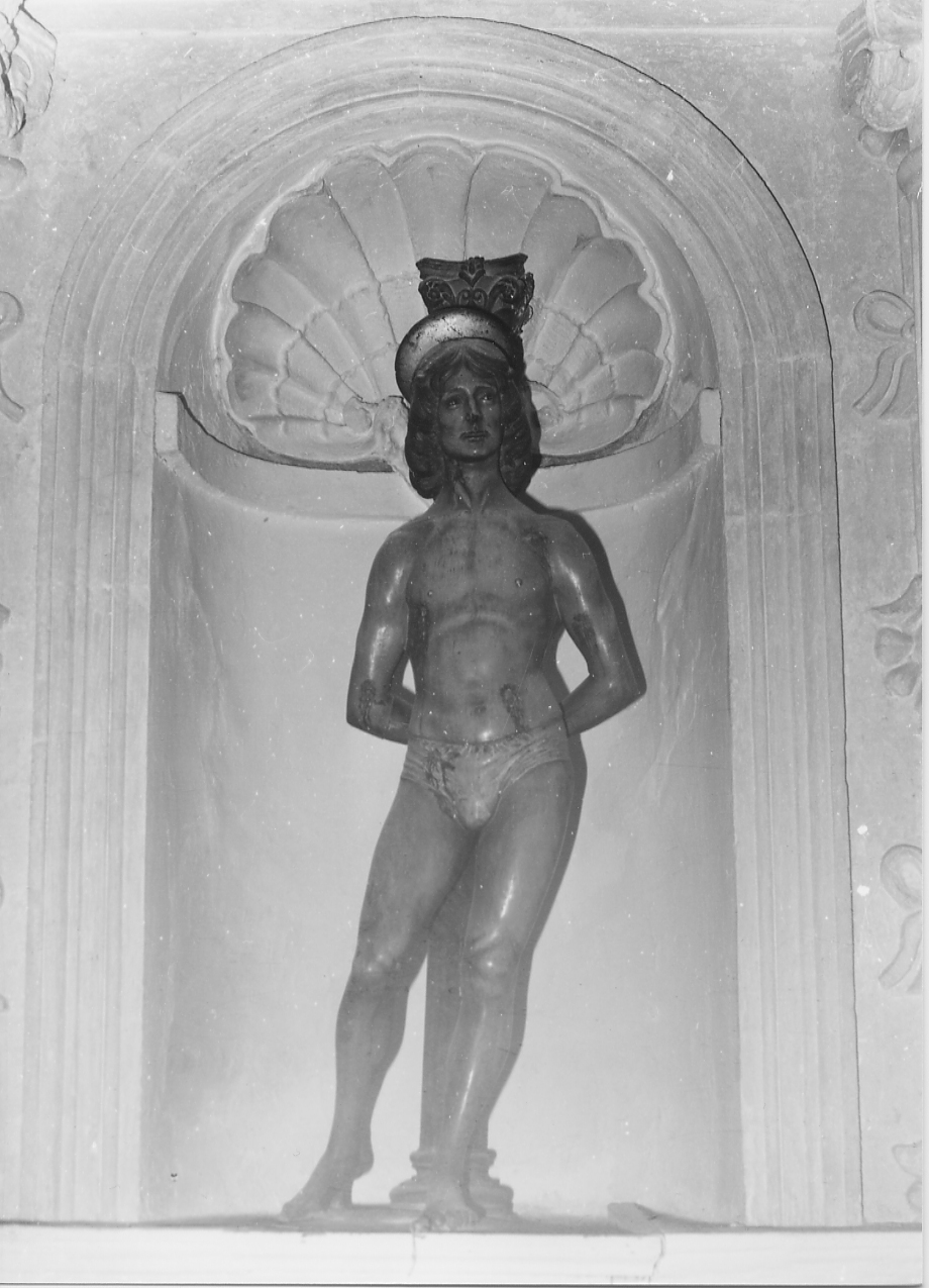 San Sebastiano, San Sebastiano (statua, opera isolata) - bottega Italia centrale (sec. XVII)