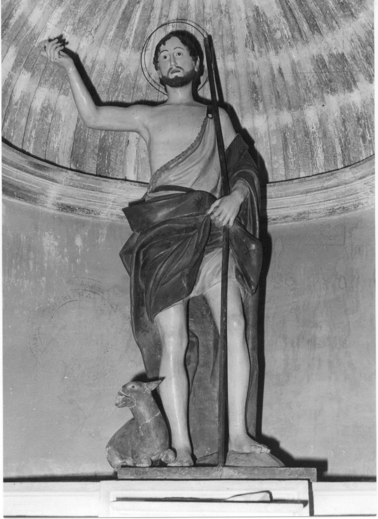 San Giovanni Battista (statua, opera isolata) - bottega Italia centrale (sec. XVII)