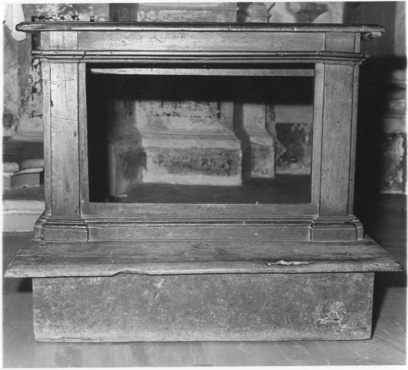 inginocchiatoio, opera isolata - bottega Italia centrale (sec. XIX)