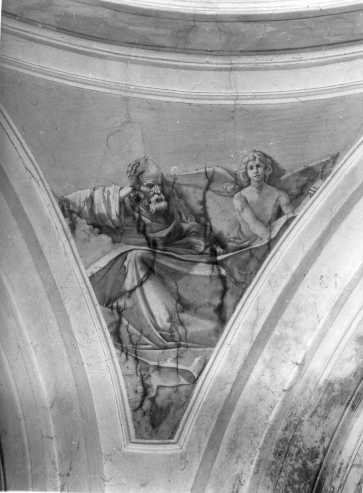 San Matteo Evangelista (dipinto, elemento d'insieme) - ambito Italia centrale (prima metà sec. XX)