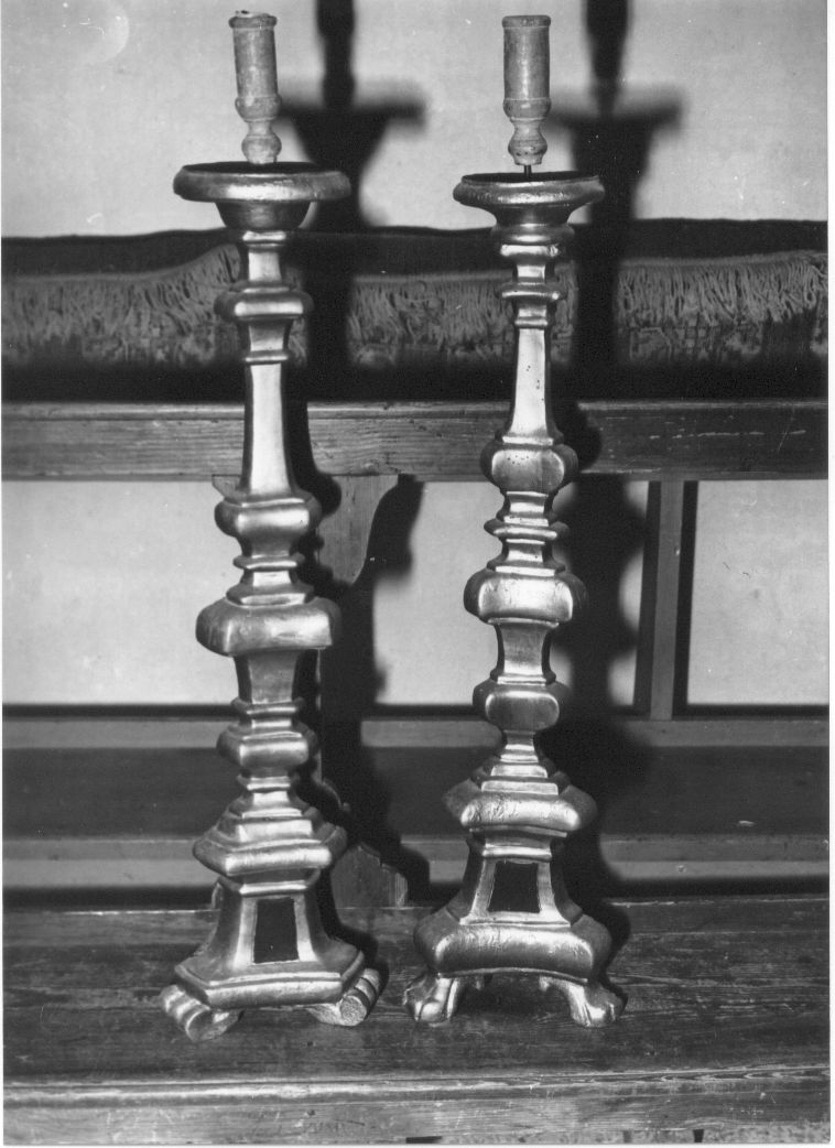 candeliere, serie - bottega Italia centrale (sec. XVIII)