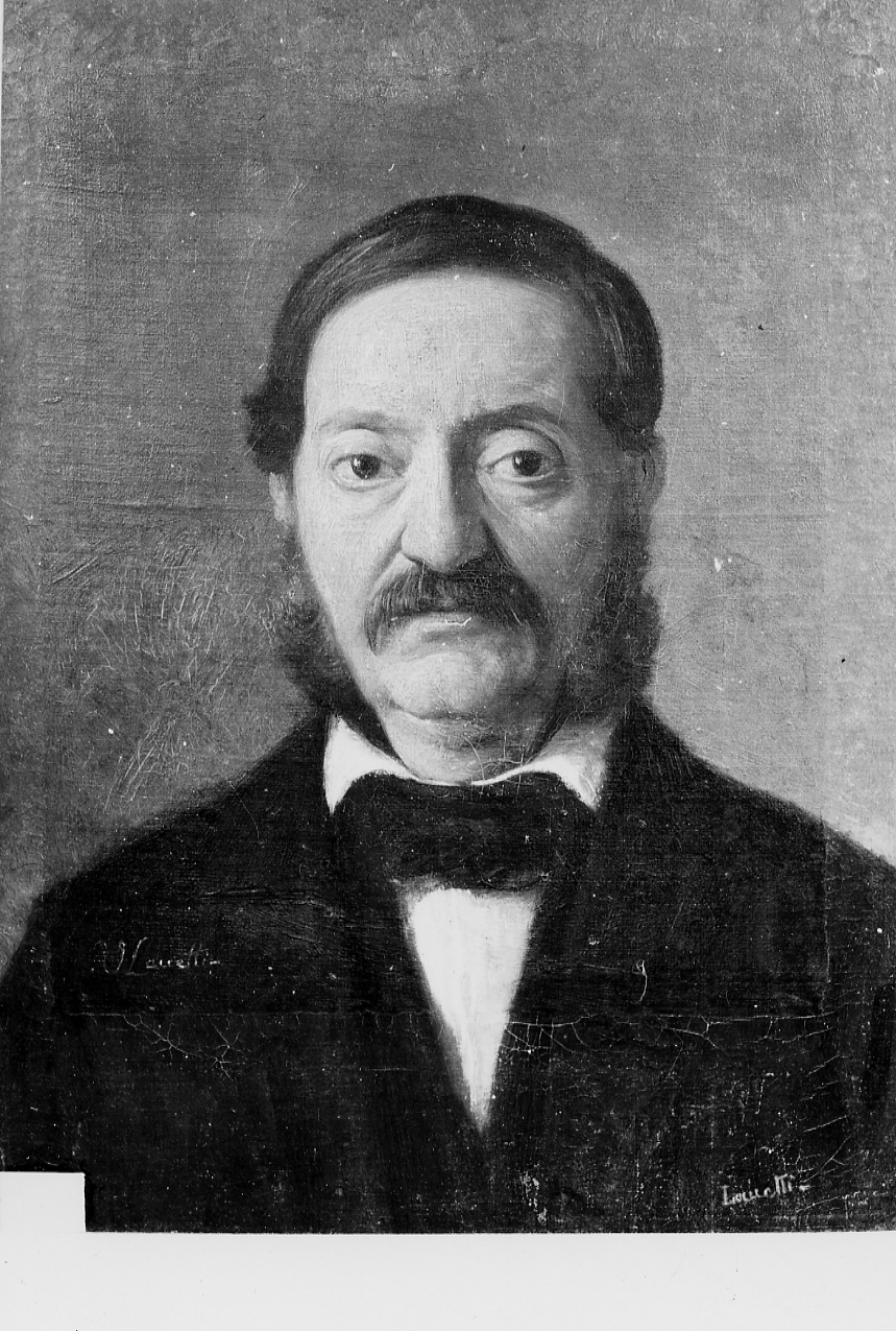 ritratto di Luigi Laccetti, ritratto d'uomo (dipinto) di Laccetti Valerico (fine sec. XIX)