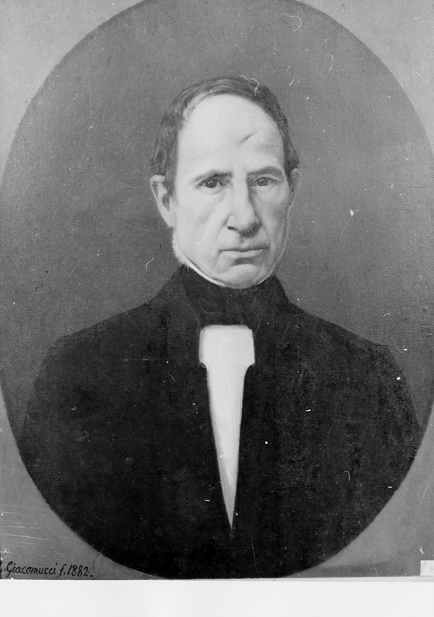 ritratto d'uomo (dipinto) di Giacomucci Cesaria (sec. XIX)