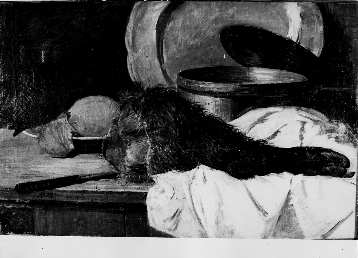 natura morta con cacciagione (dipinto) di Palizzi Francesco Paolo (seconda metà sec. XIX)