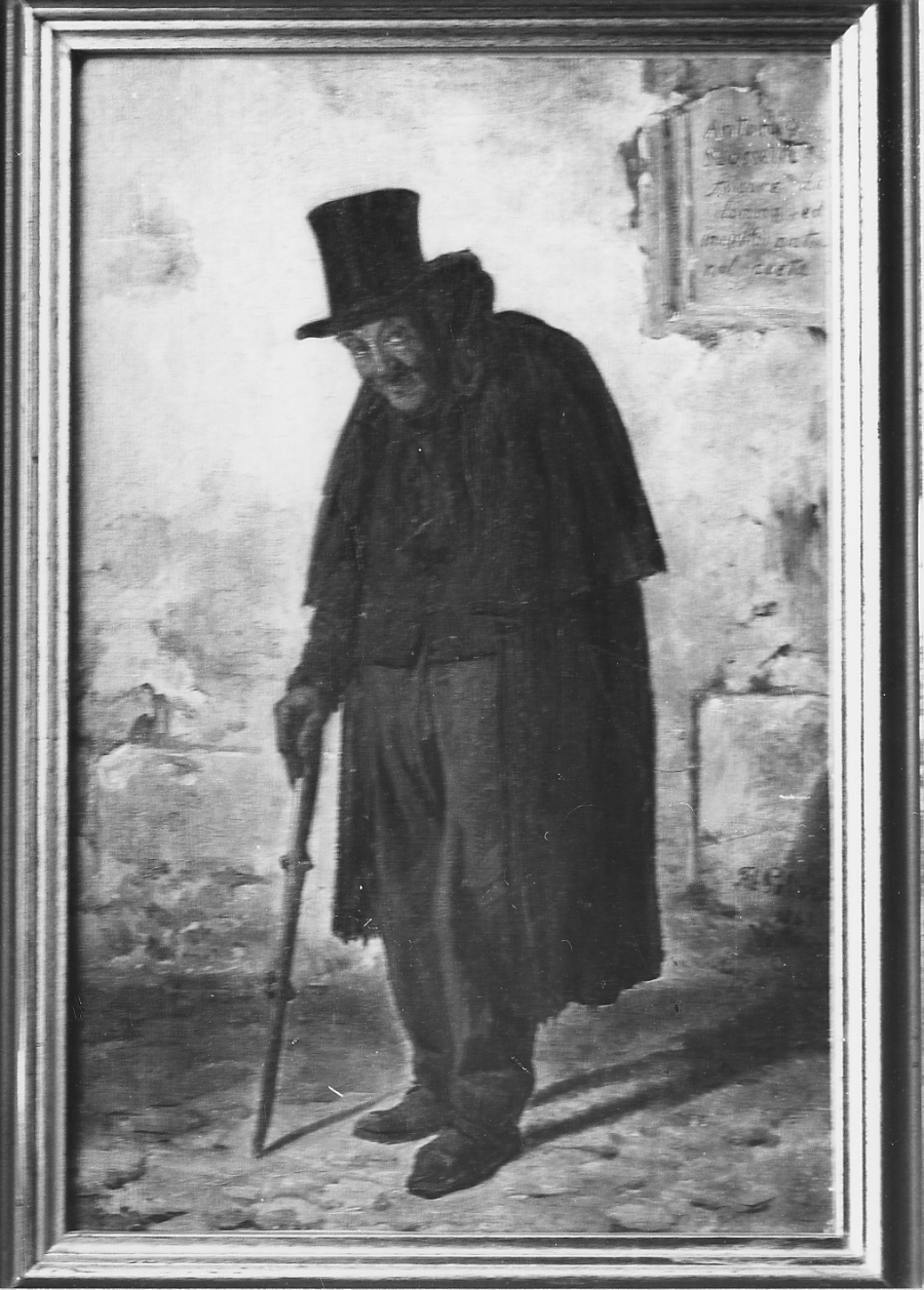 Antonio Rossetti, ritratto d'uomo (dipinto) di Palizzi Filippo (sec. XIX)