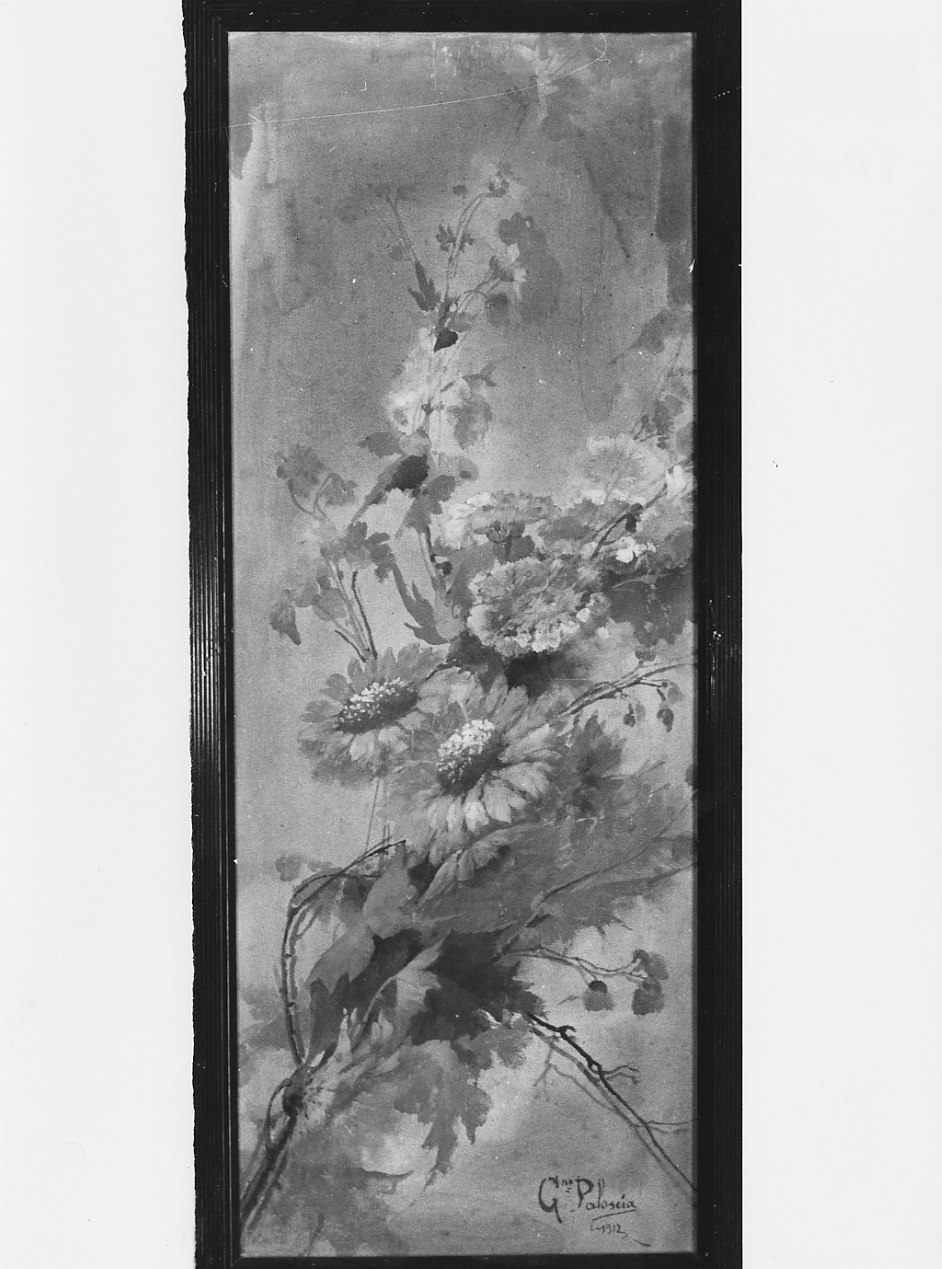 fiori (dipinto, elemento d'insieme) di Paloscia Gaetano (sec. XX, sec. XX)