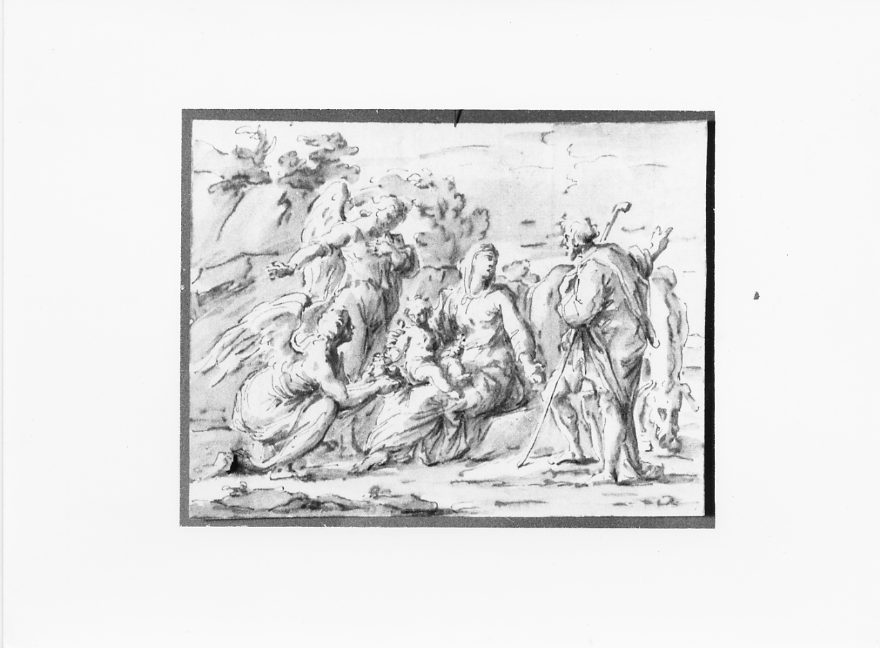 la fuga in Egitto, fuga in Egitto (dipinto) di De Litiis Giulio Cesare (fine/inizio, fine/inizio secc. XVIII/ XIX, secc. XVIII/ XIX)