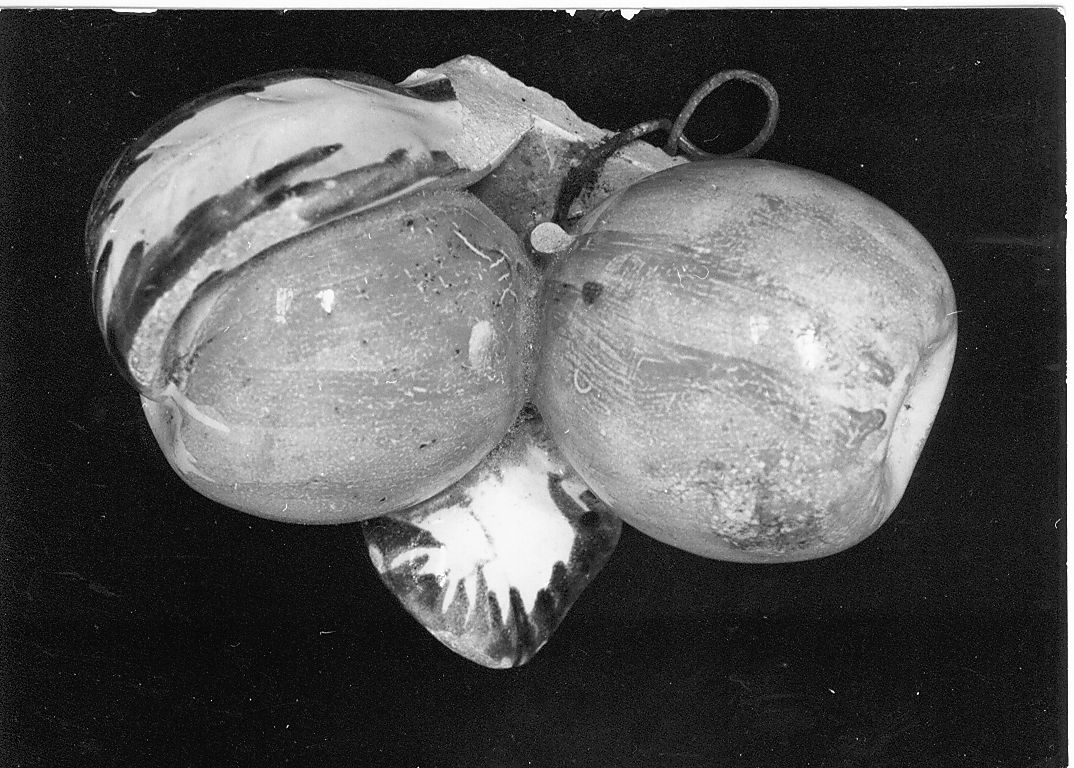 frammento - mele (coperchio) - manifattura napoletana (sec. XIX)