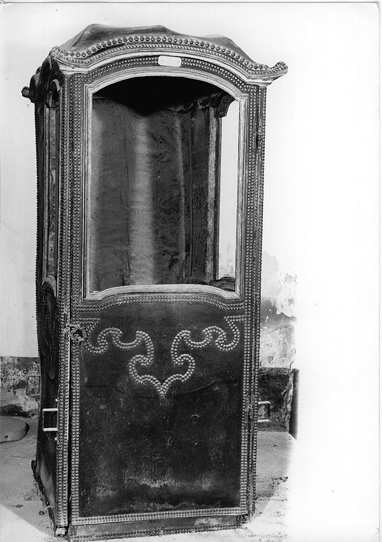 portantina - manifattura Italia centrale (sec. XVIII)