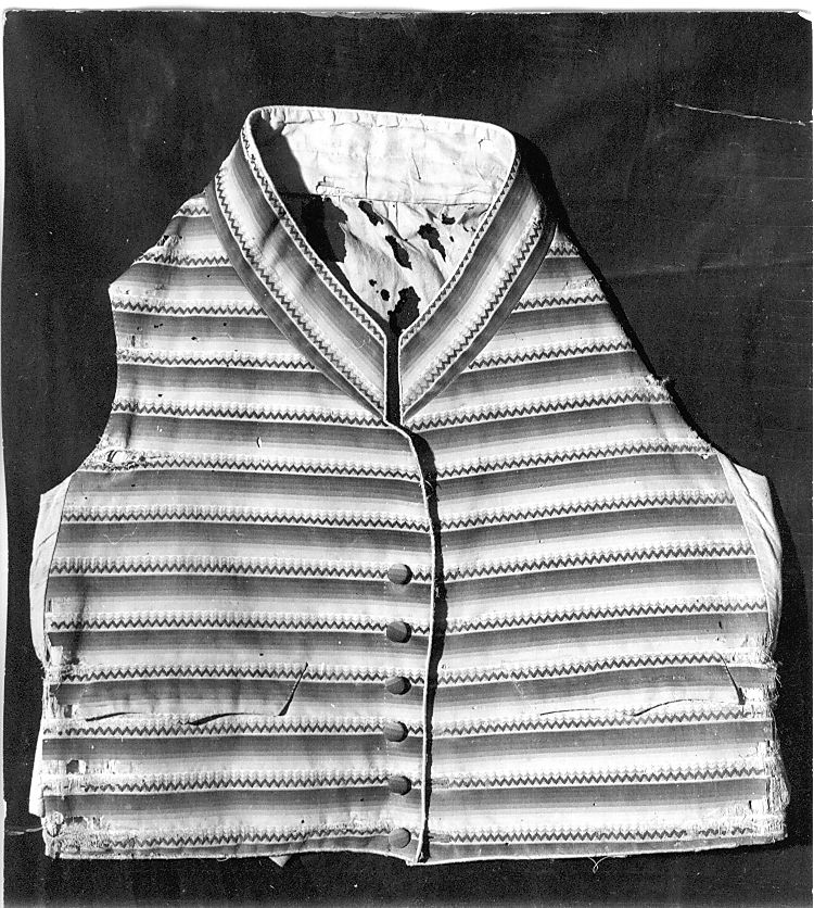 gilet - ambito Italia centrale (sec. XIX)