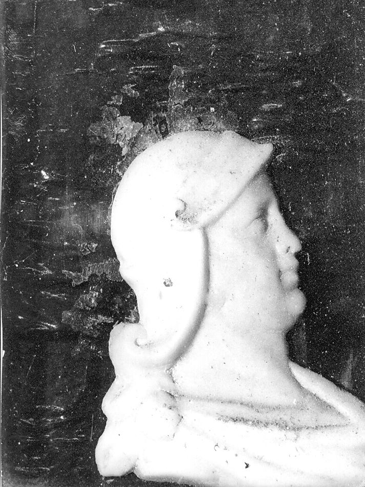 testa d'uomo (rilievo) - ambito Italia centrale (inizio sec. XIX)