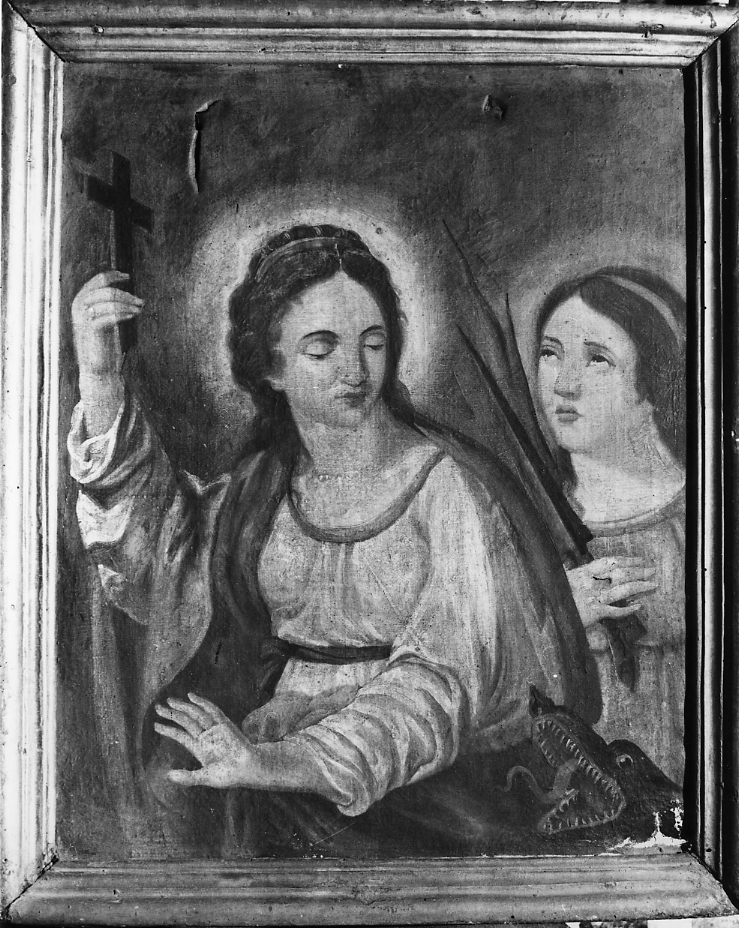 Due Sante, Due Sante (dipinto, opera isolata) - ambito Italia centrale (sec. I)