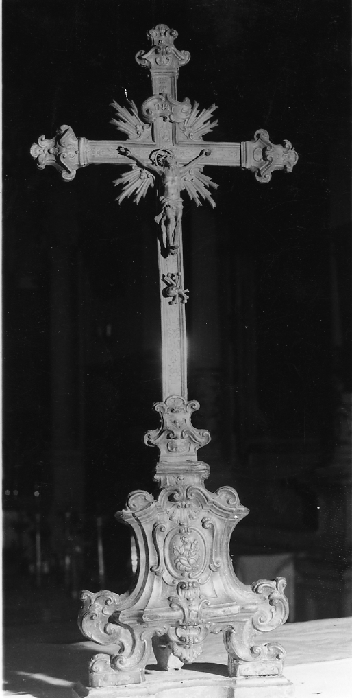 crocifisso, opera isolata - bottega Italia centrale (sec. I)